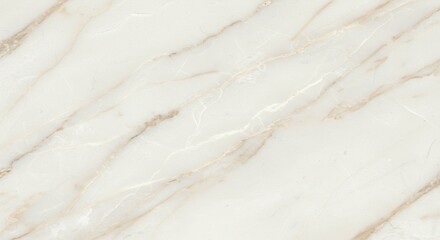 Elegant White Marble Texture with Beige Veining High Resolution Background Image