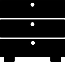 Rounded Filled Cupboard Icon