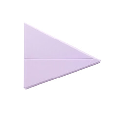 Contemporary Arrow with Clean Minimalist Geometry Isolated on Transparent Background