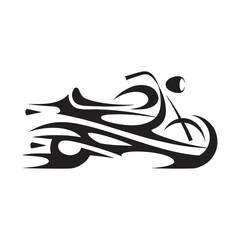 Motor Bike Logo Design Vector