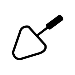 vector illustration of a trowel