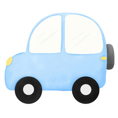 Blue car