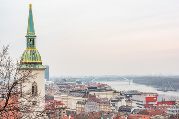 Obraz premium Exploring the Charming Streets of Bratislava 