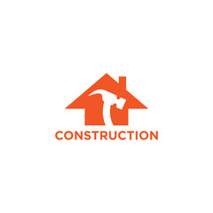 Construction Logo Design Home Simple