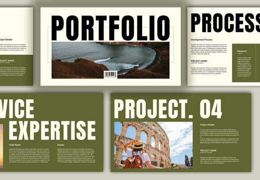Clean Interactive Portfolio Layout
