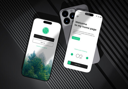 Phone Screen Mockup Design