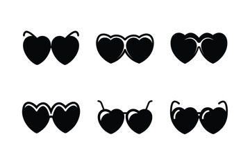 Vintage Cat Eye Sunglasses Silhouette Vector