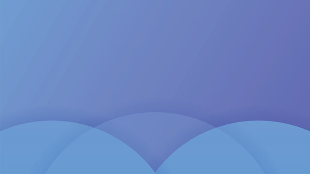 Abstract Gradient Background in Shades of Blue and Purple with Smooth Curves