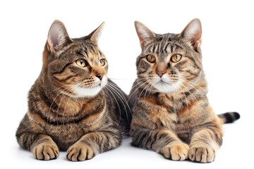 Obraz premium Domestic cats animal mammal pet.