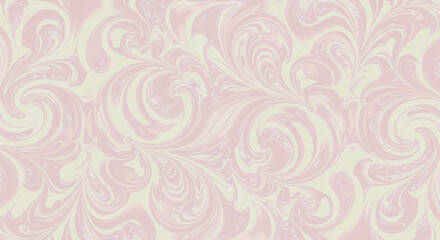 Swirls create abstract background with light pink and cream colors elegantly
