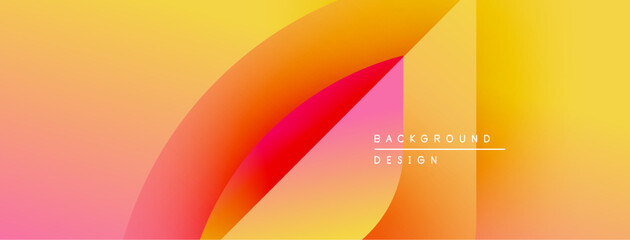 Abstract gradient design. Warm colors blend, creating dynamic visual effect. Modern aesthetic, suitable for backgrounds, presentations.