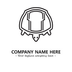 Turtle logo design vector illustration