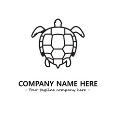 Fototapeta premium Turtle logo design vector illustration