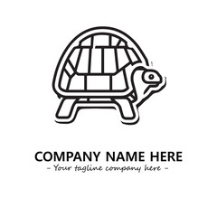 Turtle logo design vector illustration