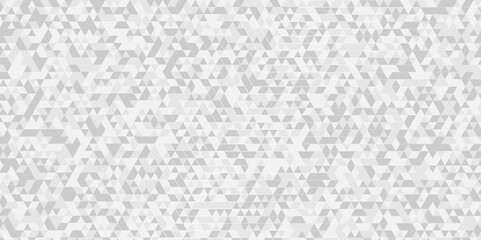 Abstract geometric background vector seamless technology gray and white background. Abstract geometric pattern gray Polygon Mosaic triangle Background, business and corporate background.