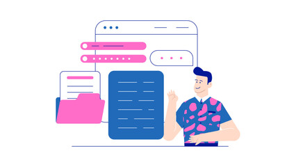 online business registration and legal document, suitable for business presentations and office related design projects