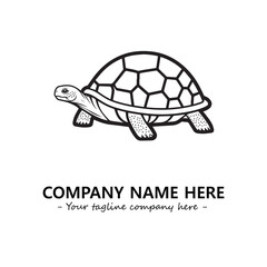 Turtle logo design vector illustration