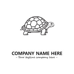 Turtle logo design vector illustration