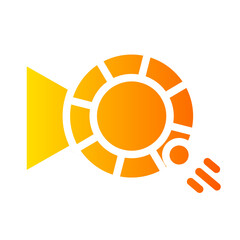 mesoamerican ballgame gradient icon