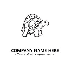 Turtle logo design vector illustration