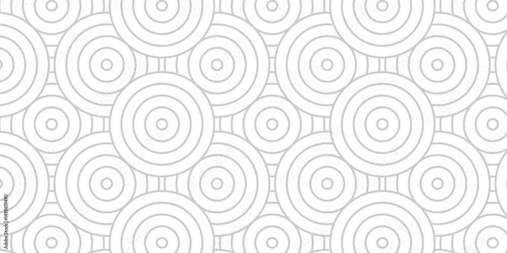 Poster overlapping creative diamond circle abstract white and gray pattern background with waves texture. g