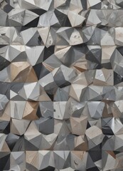 Geometric collage template with image placeholders, ready for customization , texture, design, bright