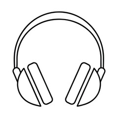 Obraz premium headphones isolated on white