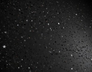 Inky black canvas dotted with diamond-like stars  ,  sparkle,  vast,  cosmic