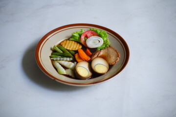 salad with vegetables