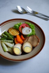 A plate of selat solo