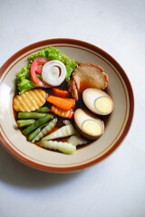 Traditional salad named selat solo