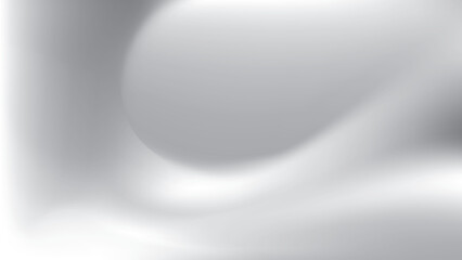 Abstract white and gray gradient background. Vector illustration.