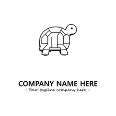 Turtle logo design vector illustration