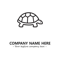 Turtle logo design vector illustration