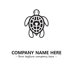 Turtle logo design vector illustration