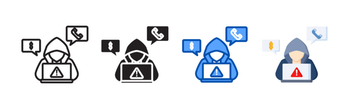 Phishing icon set bundle. Multi style icon collection perfect for websites, apps, and presentations. Simple vector icon collection