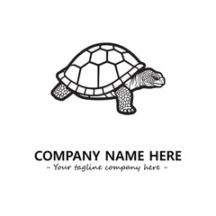 Turtle logo design vector illustration