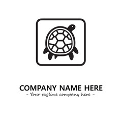 Turtle logo design vector illustration