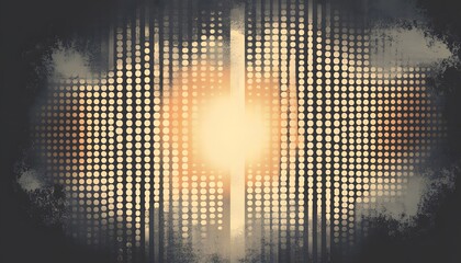 Abstract design with a textured grid pattern and highlights.