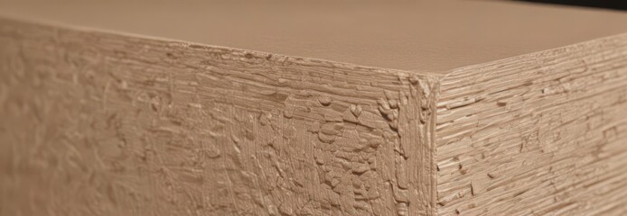 Close-up of textured beige book cover  Showcases design & artwork beautifully ,  book design,  artwork,  elegant