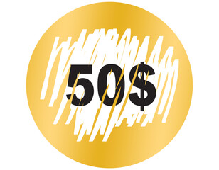  lottery scratch on golden silver shiny badges vector design template.