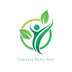 medical health logo design vector 