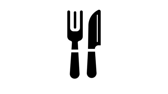 cutlery icon animation