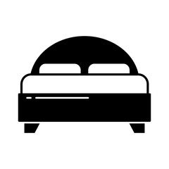 Bed Icon Glyph