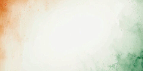 Watercolor Abstract Background: A vibrant watercolor abstract, where shades of orange, white, and green coalesce. The artwork exudes artistic texture.