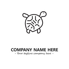 Turtle logo design vector illustration