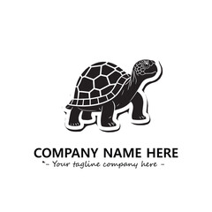 Turtle logo design vector illustration