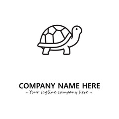 Turtle logo design vector illustration