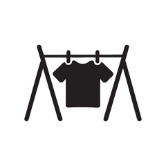 set of clothes hangers vector