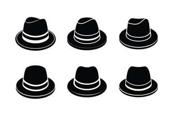 detective disguise icon flat illustration